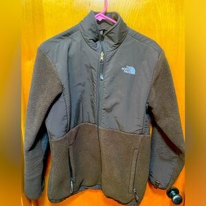 Girls XL brown northface jacket